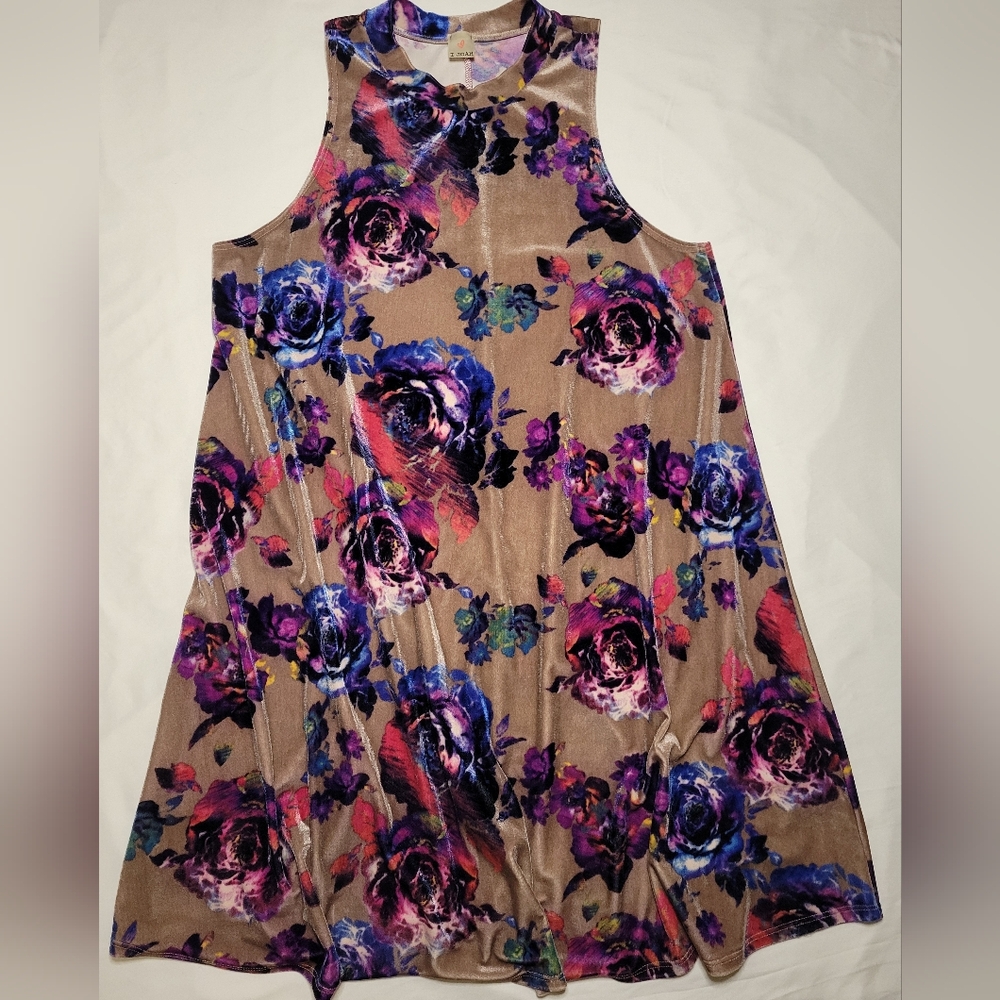 Womens I ❤️ Joah 90s Inspired Mini A Shape Dress Size Large